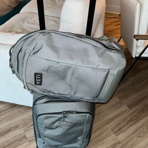Yeti backpack + carry on